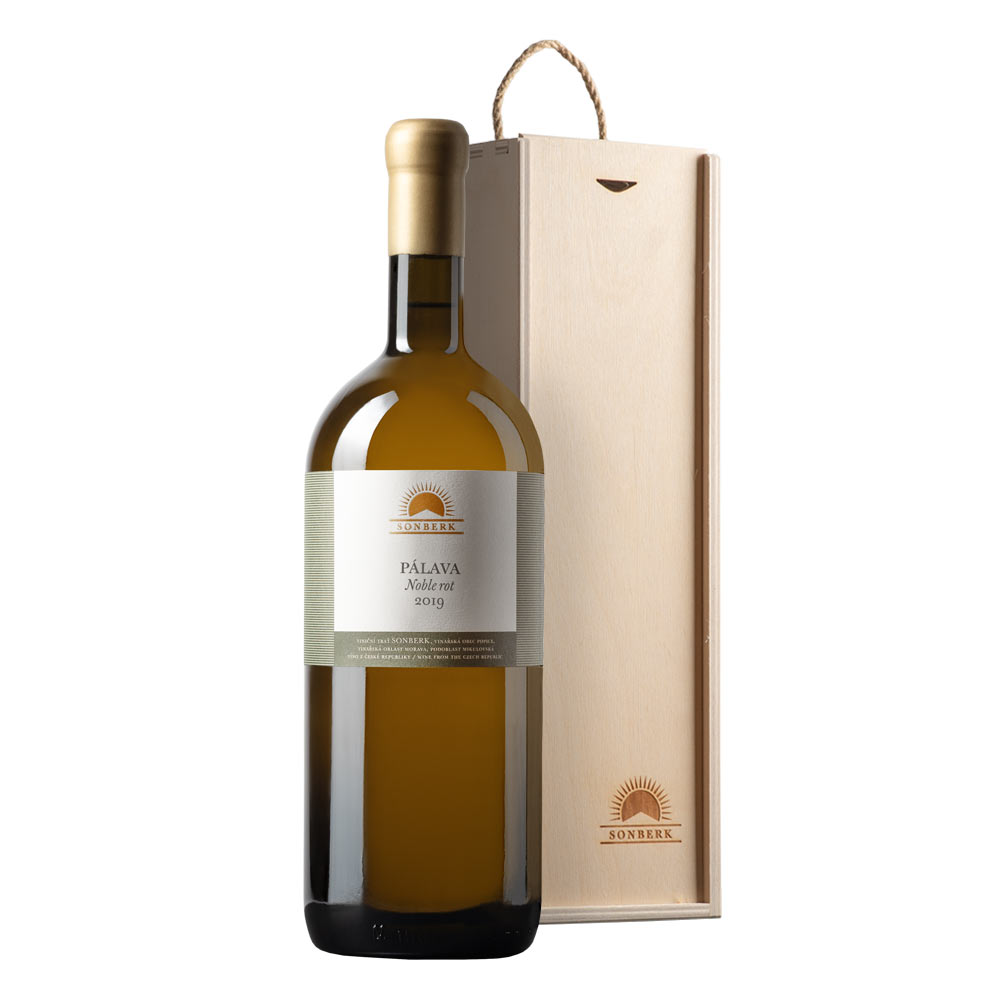 Pálava 2019 Noble rot Magnum, v dřevěné kazetě